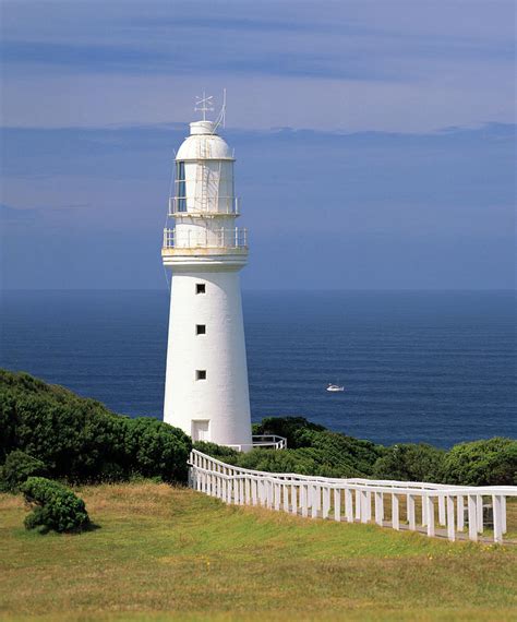 Historic Cape Otway Lighthouse Built In 1848 Victoria Australia