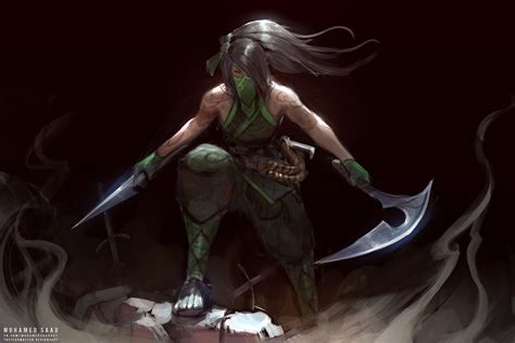 Akali Rework By Thefearmaster Hd Wallpaper Background Fan Art Artwork