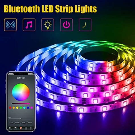 Electrons in the semiconductor recombine with electron holes. Led Strip Lights, 16.4ft Bluetooth APP Controller RGB LED ...
