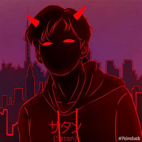 Satan Art Yoimduck Artbyme Aesthetic Anime Anime Art Dark Anime
