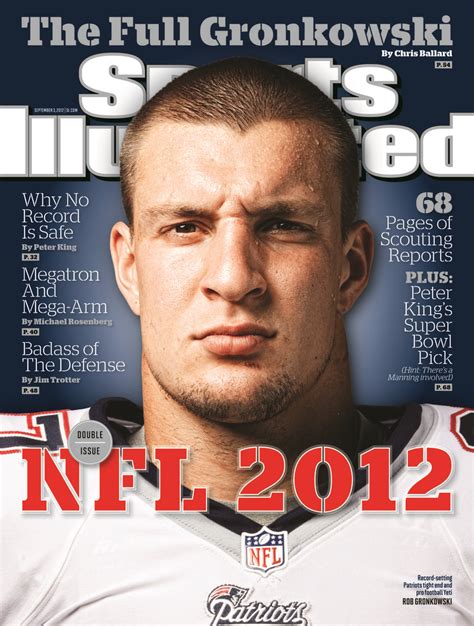 Rob Gronkowski Graces Cover Of Sports Illustrated S NFL Preview CBS