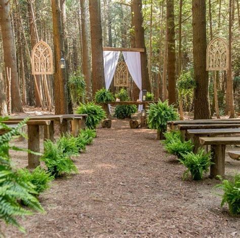 Woods Wedding Ceremony Woodsy Wedding Outdoor Wedding Reception