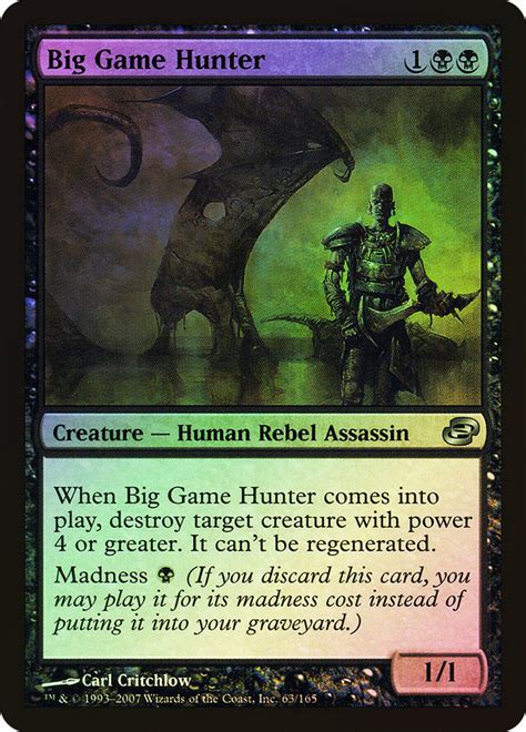 Big Game Hunter Magic Card