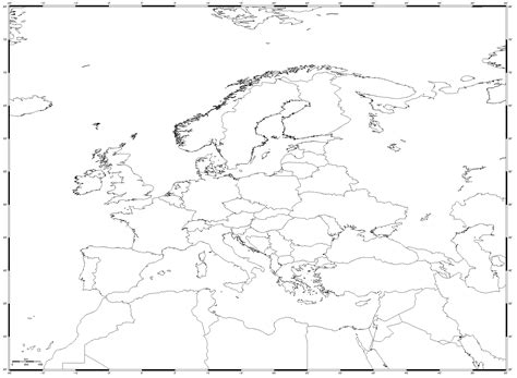 Fileequidistant Cylindrical Blank Map Of Europepng Wikimedia Commons
