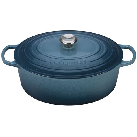 We did not find results for: Le Creuset 8 qt Oval Marine Blue Enameled Cast Iron ...