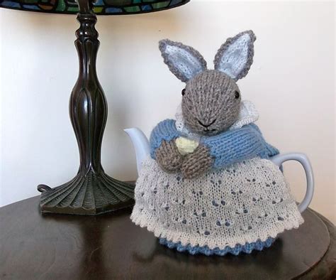 Shannonbayknits Mrs Bunny Rabbit Tea Cozy Tea Cozy Bunny Rabbit