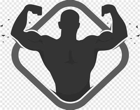 Ilustração De Figura Muscular Logotipo Musculação Academia De Fitness