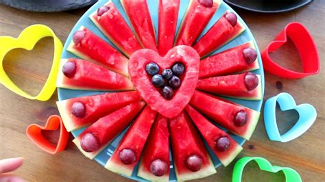 Watermelon Show Fruit Art Cutting Design Garnish Fruit And Vegetable