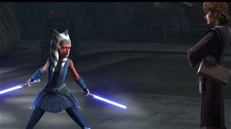 Anakin Gives Ahsoka Her New Lightsabers Star Wars The Clone Wars Season