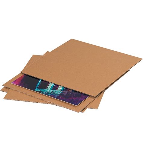 Corrugated Cardboard Layer Pads 5 78 X 5 78 Kraft Brown For