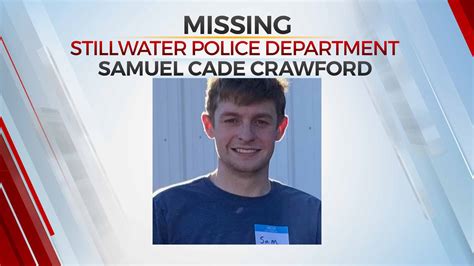 stillwater police search for missing 21 year old man