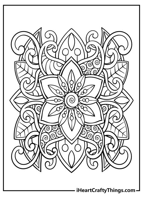 Printable Adult Coloring Page Updated Coloring Home