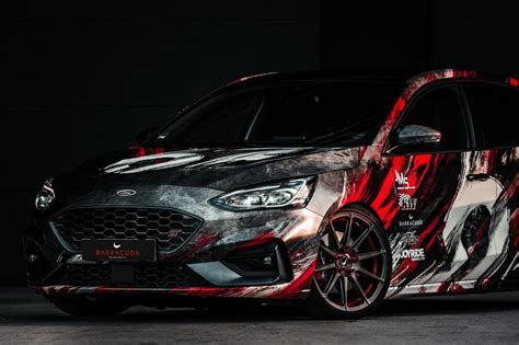 Ford Focus St With Spectacular Wrapping On Barracuda Ultralight Project