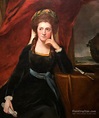 Portrait Of Mrs. Anna Seward, 1782 Artwork By George Romney Oil ...