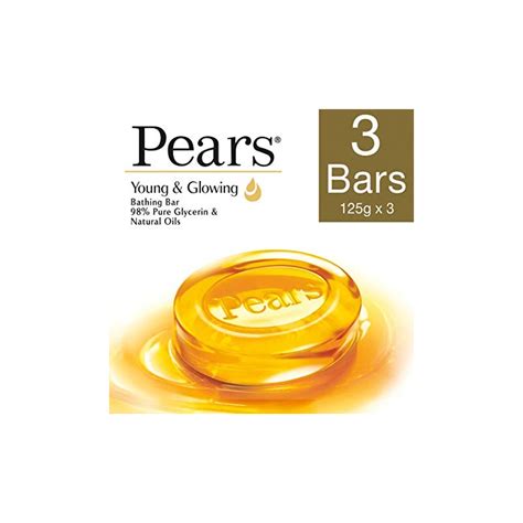 Pears Pure And Gentle Soap Bar 125g Pack Of 3