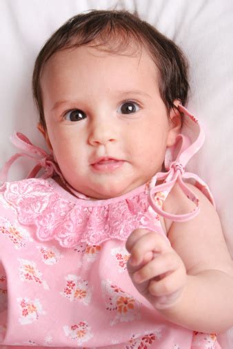 Baby In Pink Dress Stock Photo Download Image Now 0 11 Months