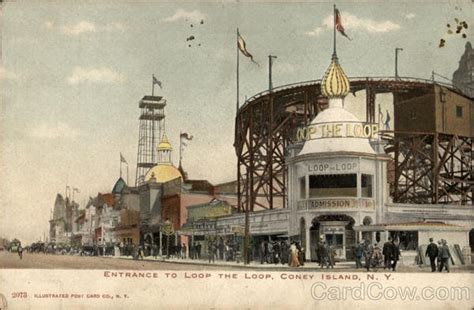 Entrance To Loop The Loop Coney Island Ny