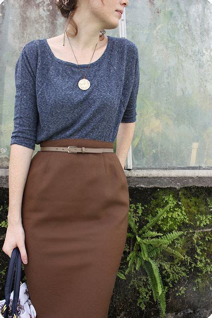 51 Best Brown Pencil Skirt Outfits Images Outfits Pencil Skirt