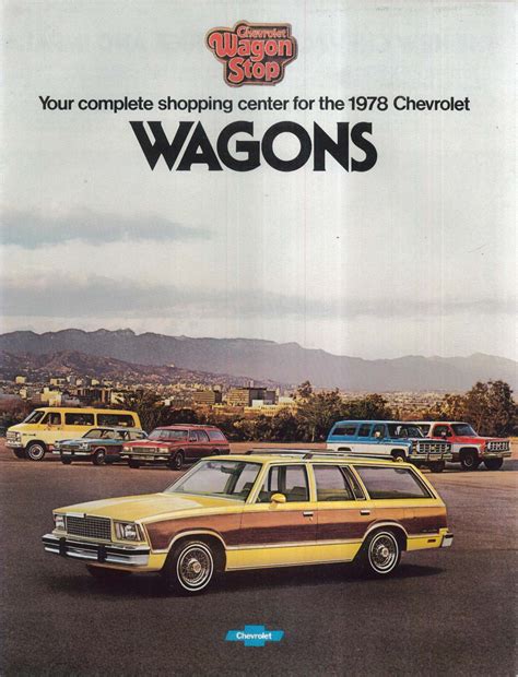 1978 Chevrolet Wagons Sales Brochure Caprice Impala Malibu Monza