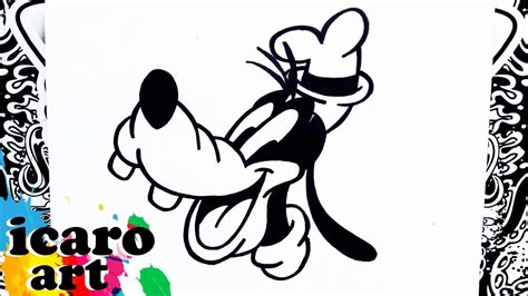 Como Dibujar A Goofy De Forma Facil En 6 Pasos