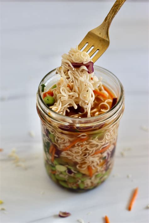 These Vegan Ramen Noodles Are The Perfect Make Ahead Lunch Simply Add All Your Ingredients To A