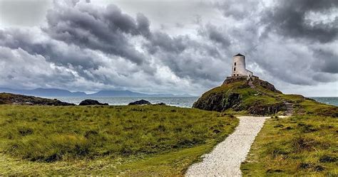 Pantai Mercusuar Wales Inis Llanddwyn Wallpaper Hd Wallpaperbetter