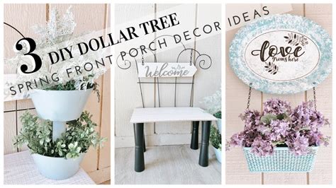 If you want more updates on my dollar tree diy adventures makes sure to follow me on instagram! DIY DOLLAR TREE SPRING FRONT PORCH DECOR - YouTube
