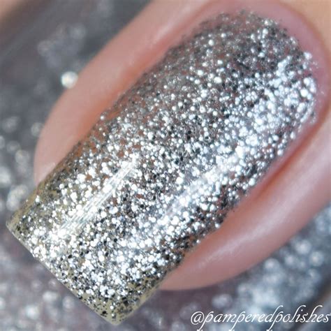 True Silver Silver Glitter Nail Polish Full Size 15ml Etsy