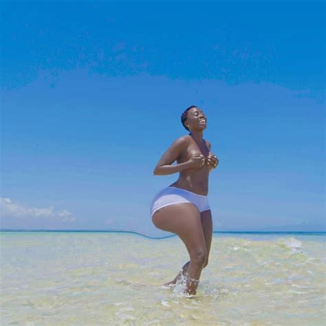 Akothee Shocks The Internet After Stepping Out Nak3d In The Beach