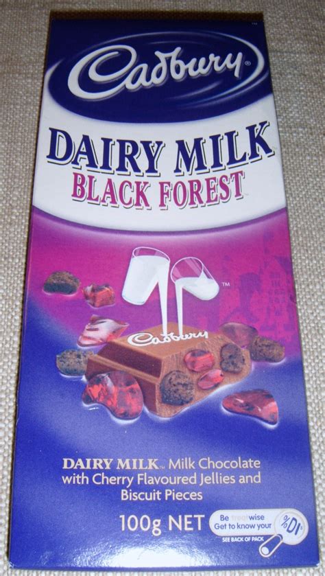Opening up the packet led to a sweet cherry smell filling the air which i hoped was a taste of things to come. FOODSTUFF FINDS: Cadbury's Dairy Milk - Black Forest ...