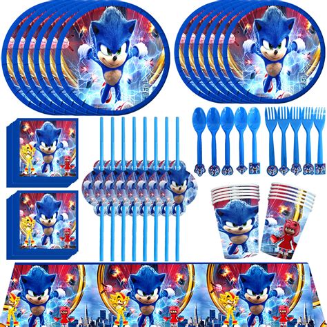 Buy Sonic Birthday Party Decorations Sonic Party Supplies For Birthday