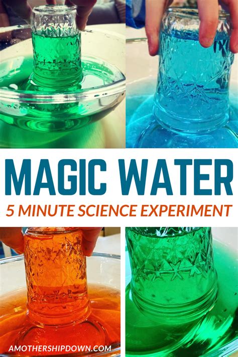 Water Suspension Science Experiment For Kids A Mothership Down