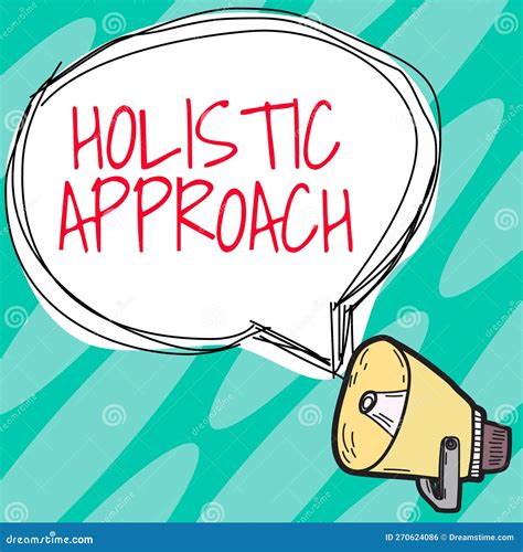 Text Showing Inspiration Holistic Approach. Business Showcase