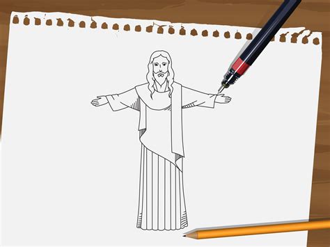Cómo Dibujar A Jesús 9 Pasos Con Imágenes Wikihow