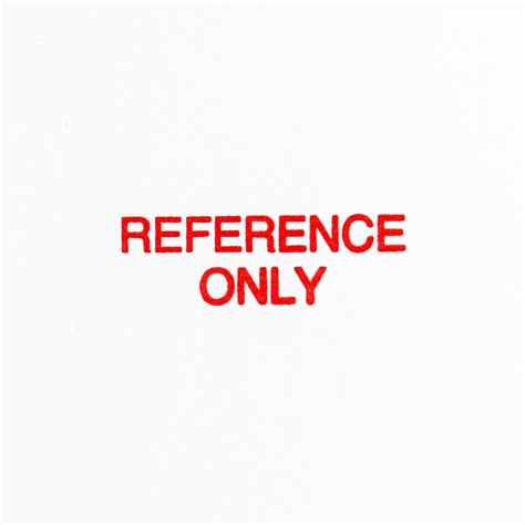 Reference Only Inspection Qc Self Inked Stamp Signs Sku Is 0132