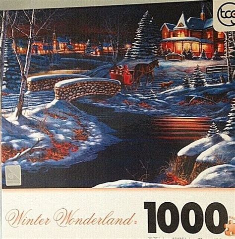 Tcg Winter Wonderland 29x19 Jigsaw Puzzle Over The River 1000 Pieces