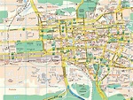Pretoria Large Wall Map is large format with street names ,suburb names