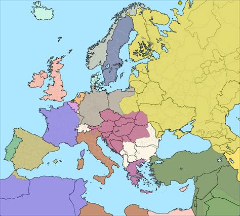 European Borders In 1914 Over Current Ones Vivid Maps