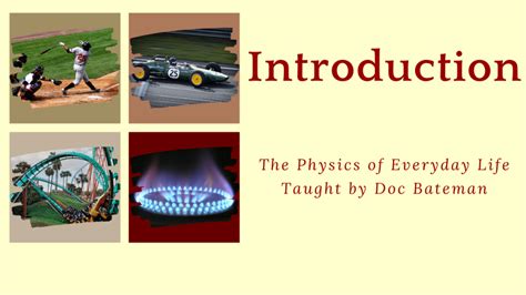 The Physics Of Everyday Life Intro Physics Done Right