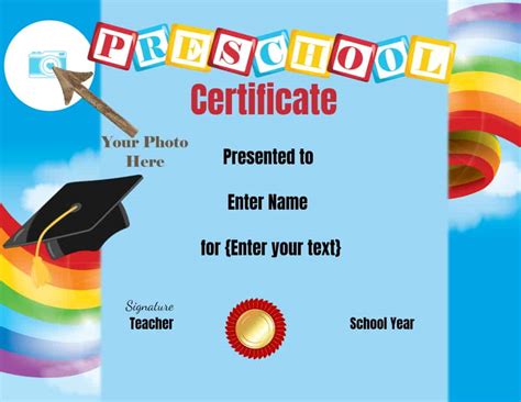 Preschool Certificates