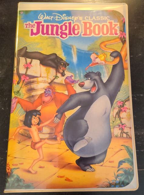 Walt Disney Black Diamond Classics The Jungle Book Vhs Clamshell Values Mavin