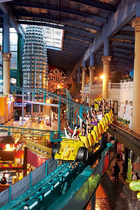 It also features a beauty centre, a ballroom and a bowling alley. Genting Theme Parks