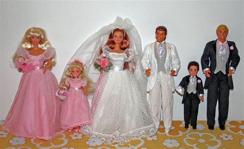 Wedding Day Midge Barbie Ken Alan Barbie Bride Bride Dolls Barbie And Ken