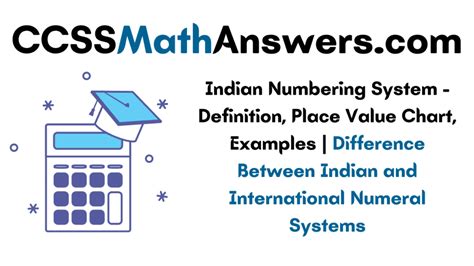 Indian Numbering System Definition Place Value Chart Examples