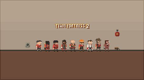 Pixelated Tf2 One Of My Favorite Wallpapers Tf2