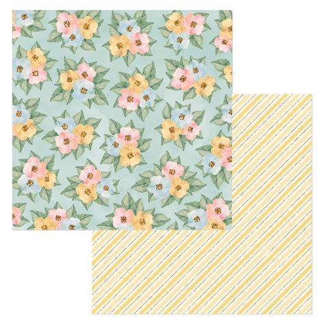 Willow And Sage Double Sided Cardstock 12x12 Blossom 718813115315