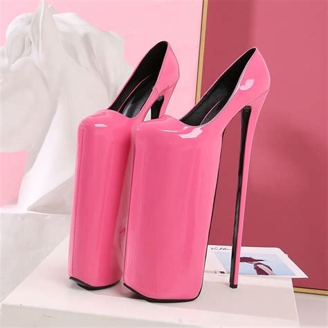 30cm high heel 20cm platform court shoes stiletto extreme pump uk3 10 eu36 44 ebay