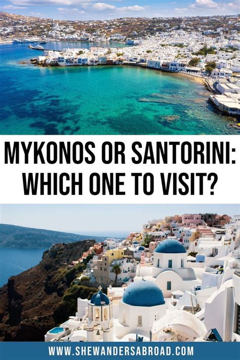 Mykonos Vs Santorini Which Greek Island Is Better Greek Islands