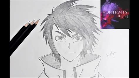 How To Draw Anime Boy Easy Pencil Sketch Manga Boy