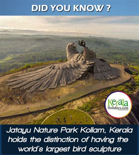 Didyouknow Jatayu Nature Park Kollam Kerala Holds The Distinction